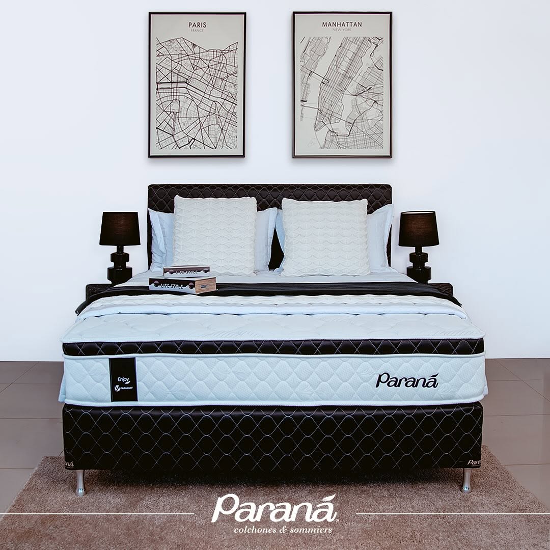 Sommier Parana Enjoy Base y Colchon 1.20 x 1.90